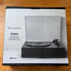 Crosley Ryder Black Vinyl Turntable
